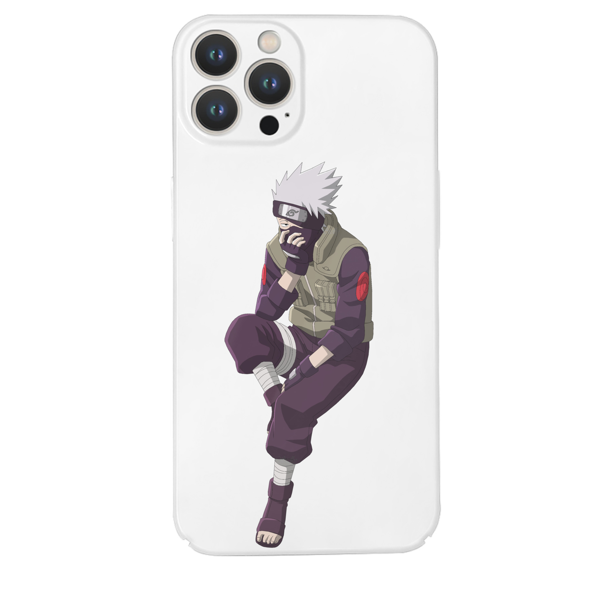 （画像用） NARUTO -ナルト- はたけ カカシ Hatake Kakashi 【iPhone 14シリーズ対応】ハードケース